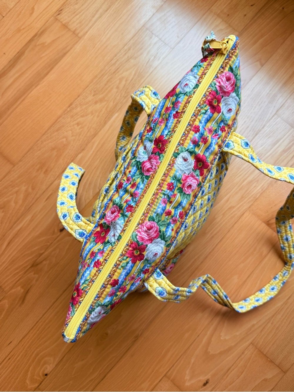 NEW Vera Bradley quilted floral Y2K Elizabeth tote bag - Picture 7 of 10